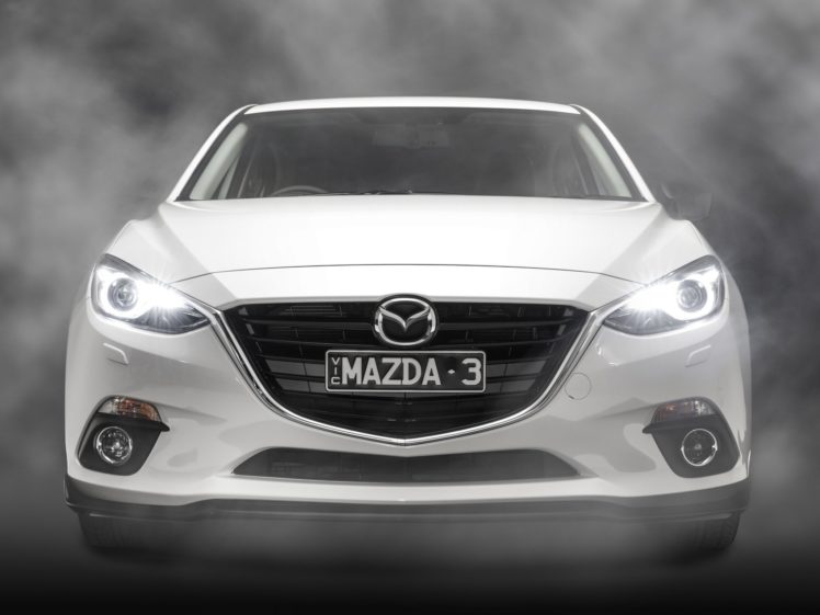 2014, Mazda, 3, Sedan, Kuroi,  b m HD Wallpaper Desktop Background
