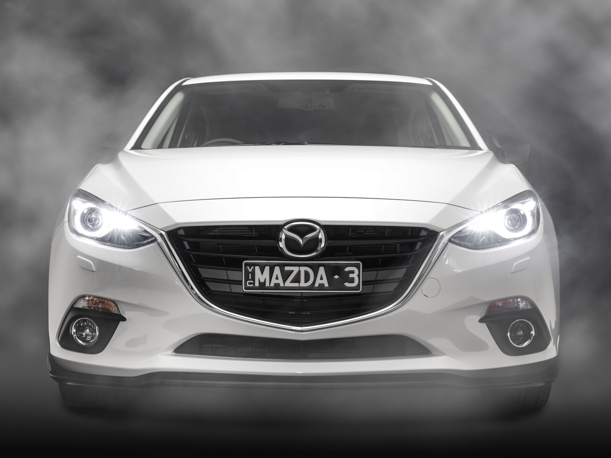 2014, Mazda, 3, Sedan, Kuroi,  b m Wallpaper