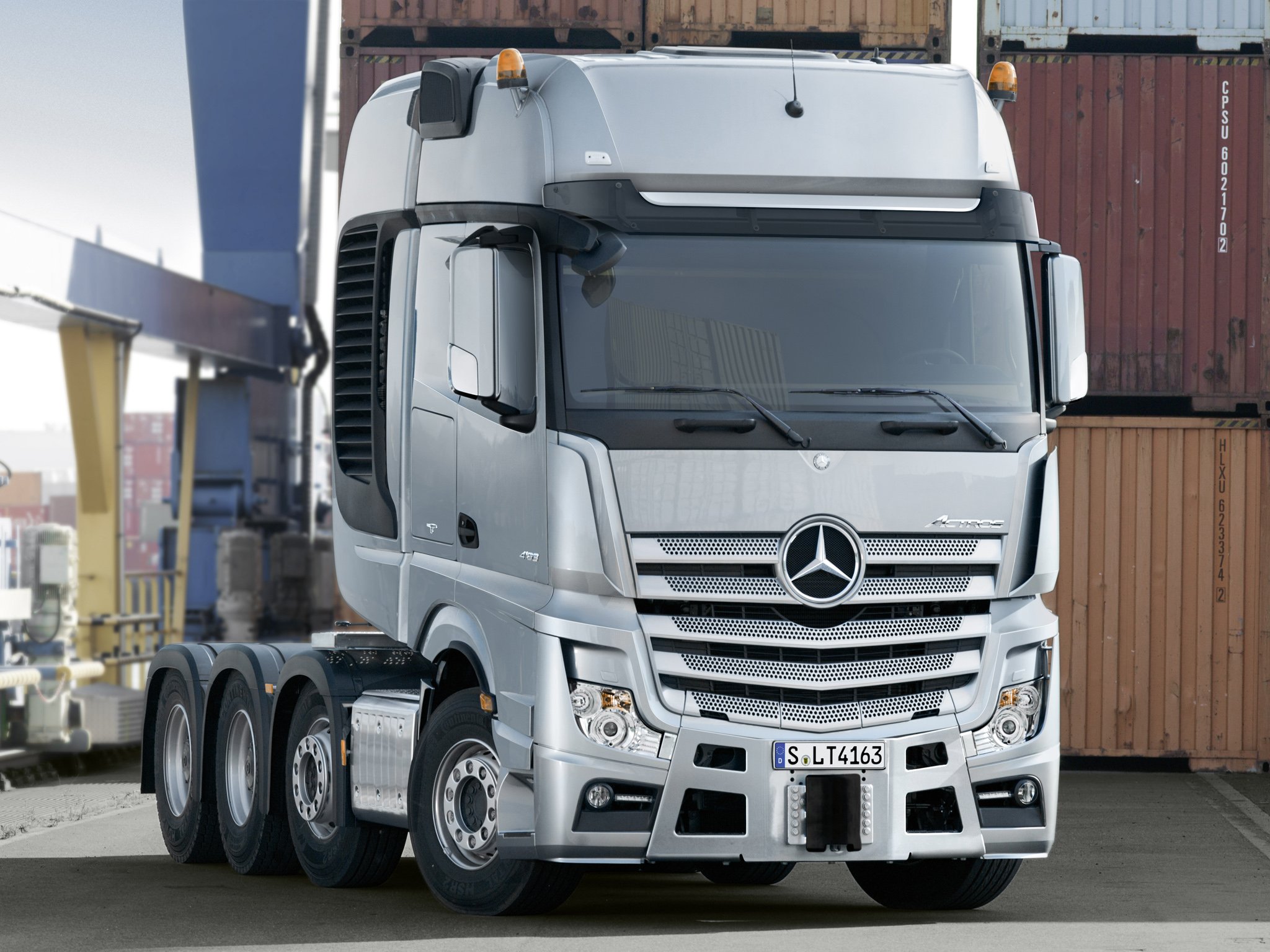 2014, Mercedes, Benz, Actros, 4163, Slt,  mp4 , Semi, Tractor Wallpaper