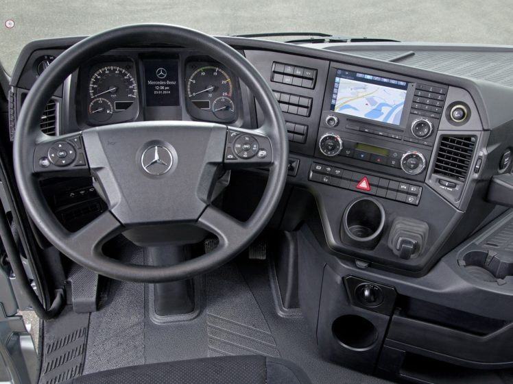 2014, Mercedes, Benz, Arocs, 4158, Slt, Semi, Tractor, Interior HD Wallpaper Desktop Background