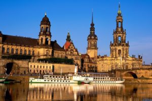 germany, Dresden, Vehicles, Boats, Ship, River, Water, Reflection, Shine, Architecture, Buildings, Hdr, Photography