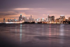 cityscapes, Skylines, Chicago, Night