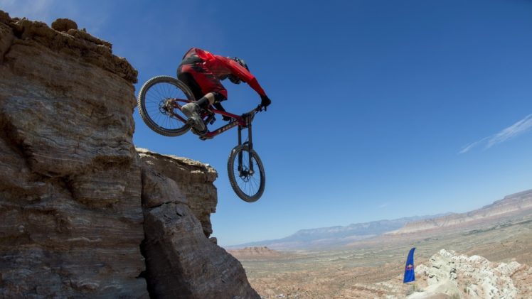bicycles, Sports, Extreme, Red, Bull, Rampage, Mountain, Cliff, Landscapes, Nature, Racing, Crazy HD Wallpaper Desktop Background