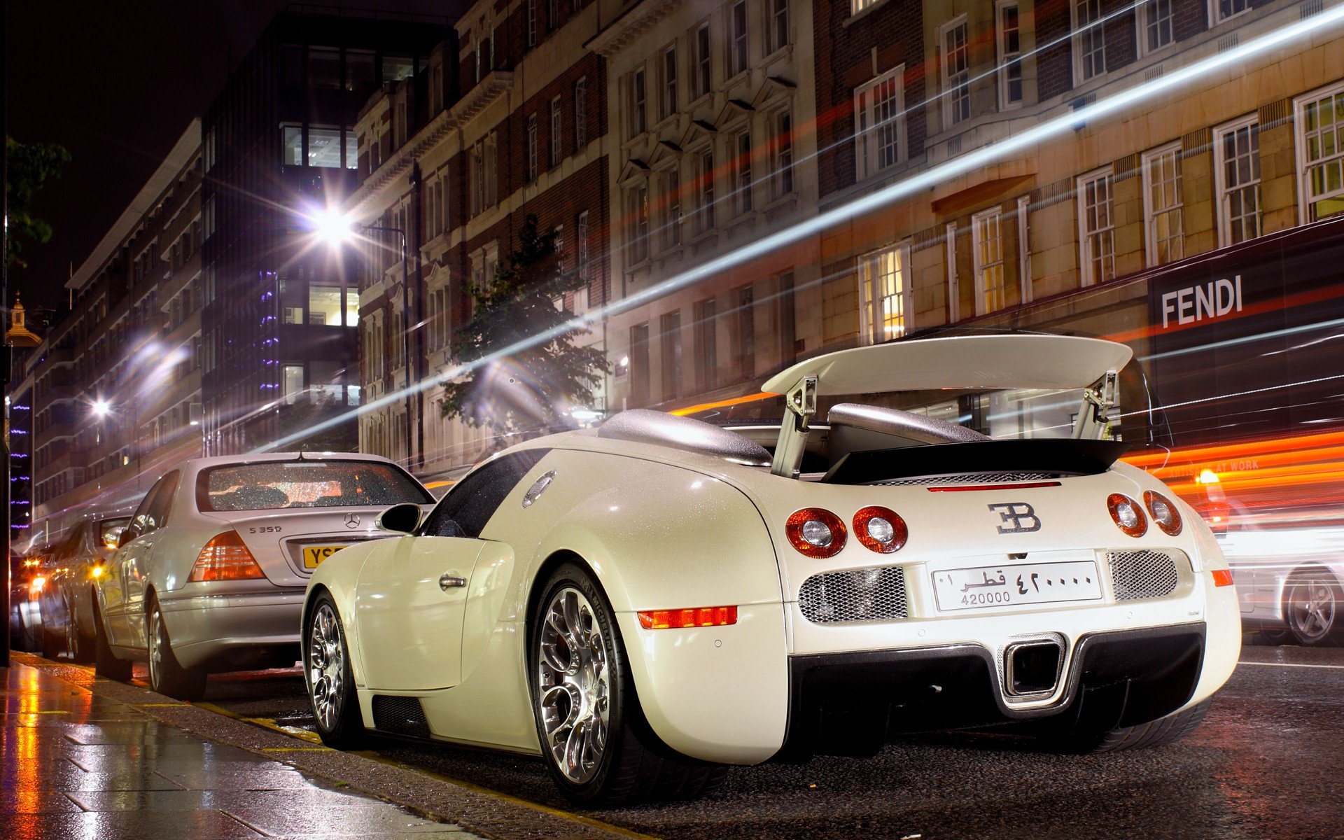 night, Cars, Bugatti, Veyron, Vehicles, Sports, Cars, Bugatti, Veyron, Grand, Sport Wallpaper