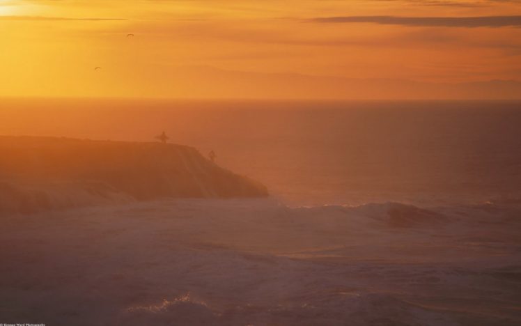 sunrise, Winter, California, Santa, Cruz HD Wallpaper Desktop Background