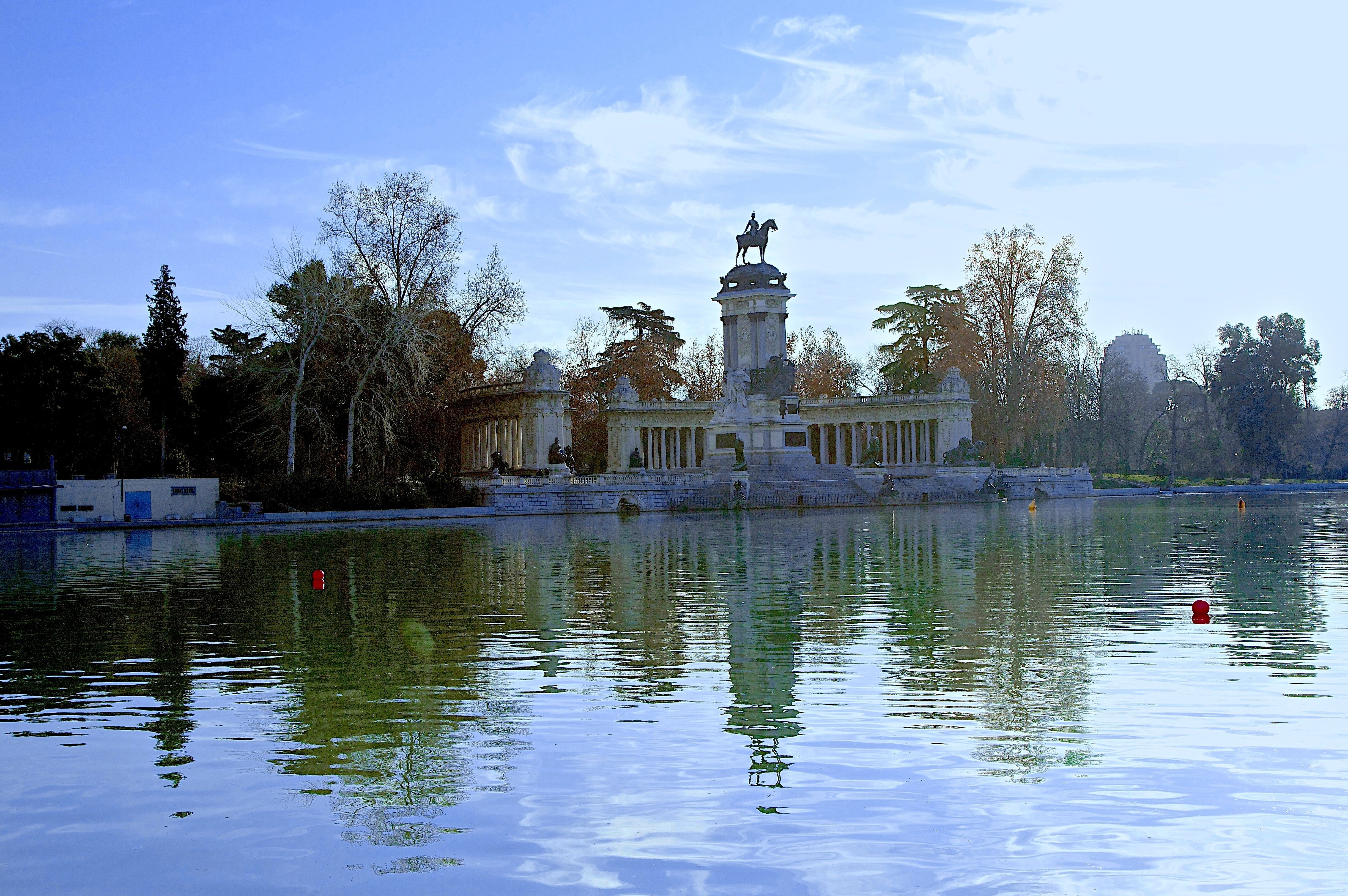 buen, Retiro, Park, Madrid, Landscape Wallpaper