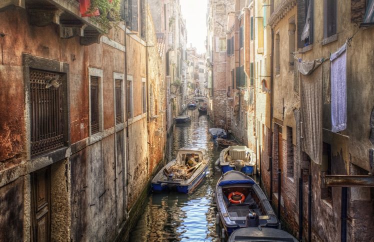 house, Canal, Venice, Boat HD Wallpaper Desktop Background