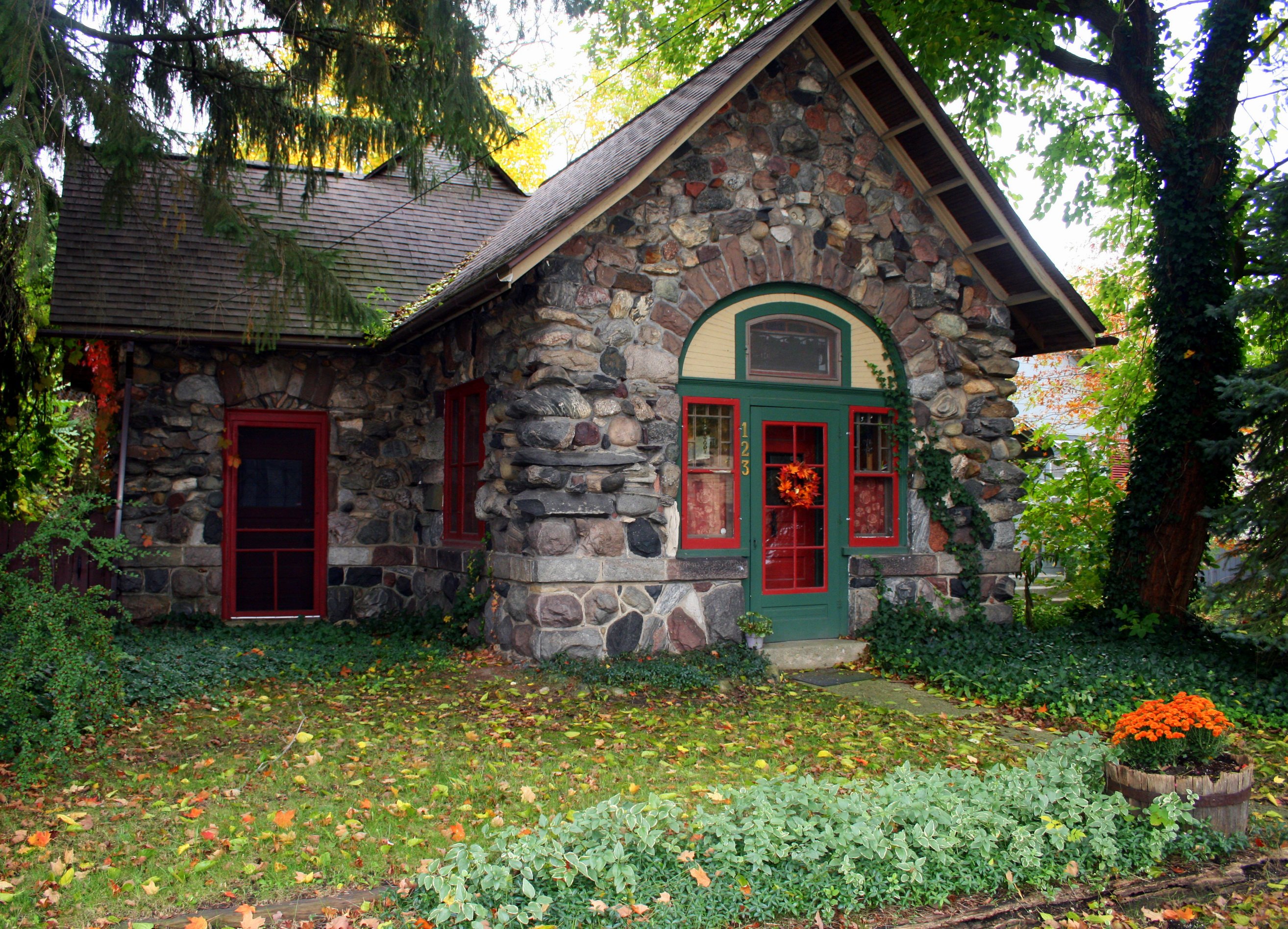 usa, Houses, Grass, Michigan Wallpaper