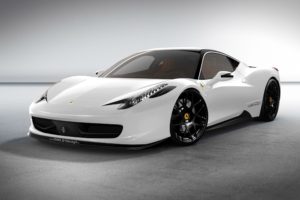 white, Ferrari, 458, Italia