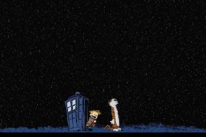 night, Stars, Tardis, Calvin, And, Hobbes, Doctor, Who, Crossovers, Skyscapes