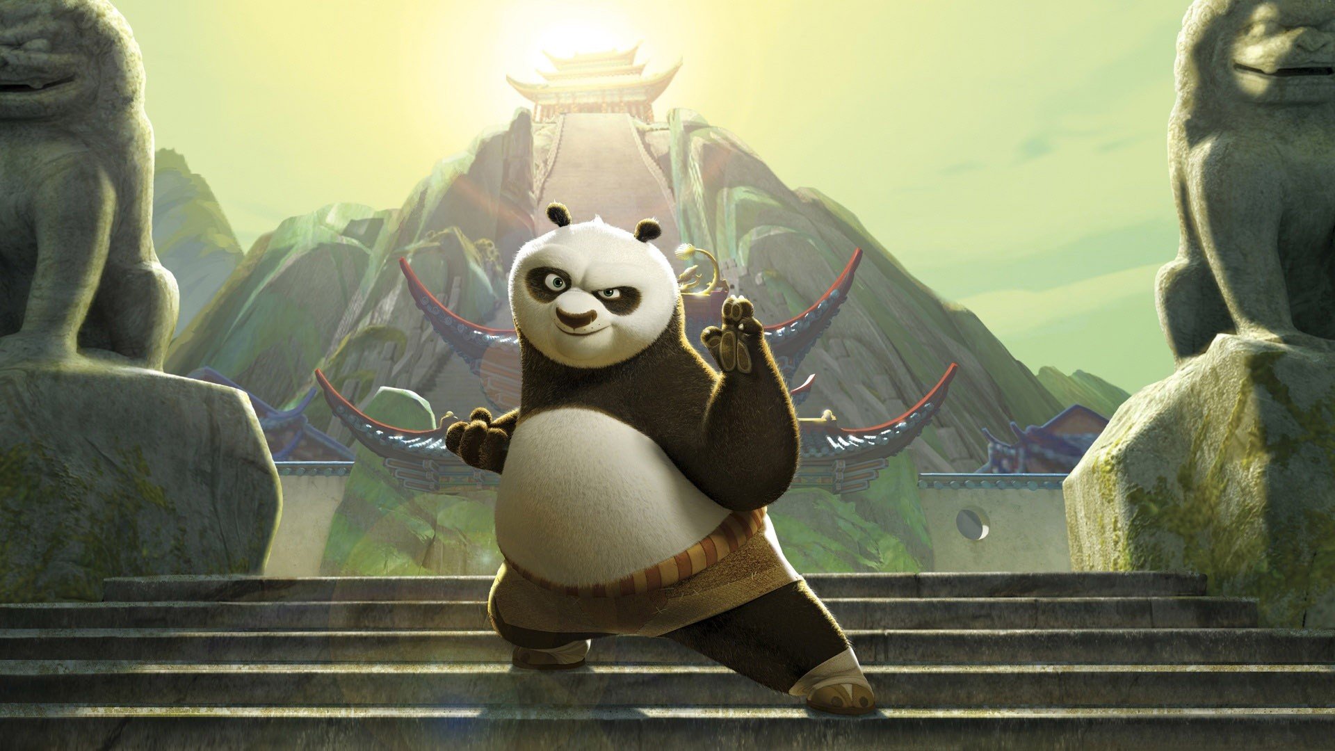 cartoons, Movies, Jack, Black, Kung, Fu, Panda Wallpaper