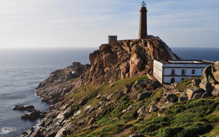 lighthouse, Coast, Ocean, Rocks, Stones HD Wallpaper Desktop Background
