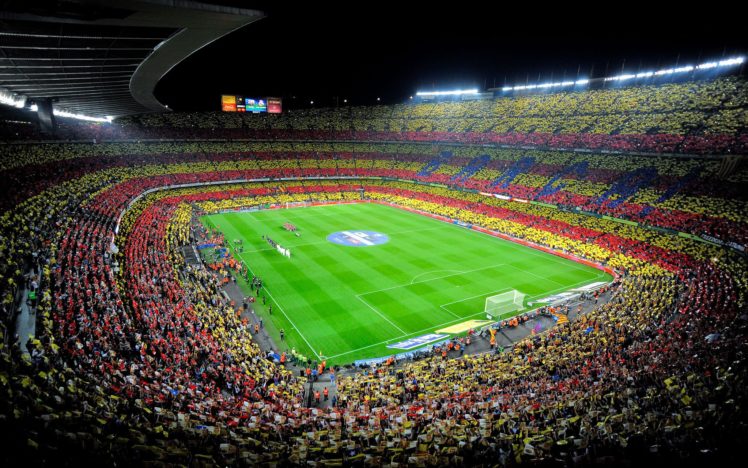 spain, Camp, Nou, Fc, Barcelona, Soccer, Stadium, Crowd HD Wallpaper Desktop Background