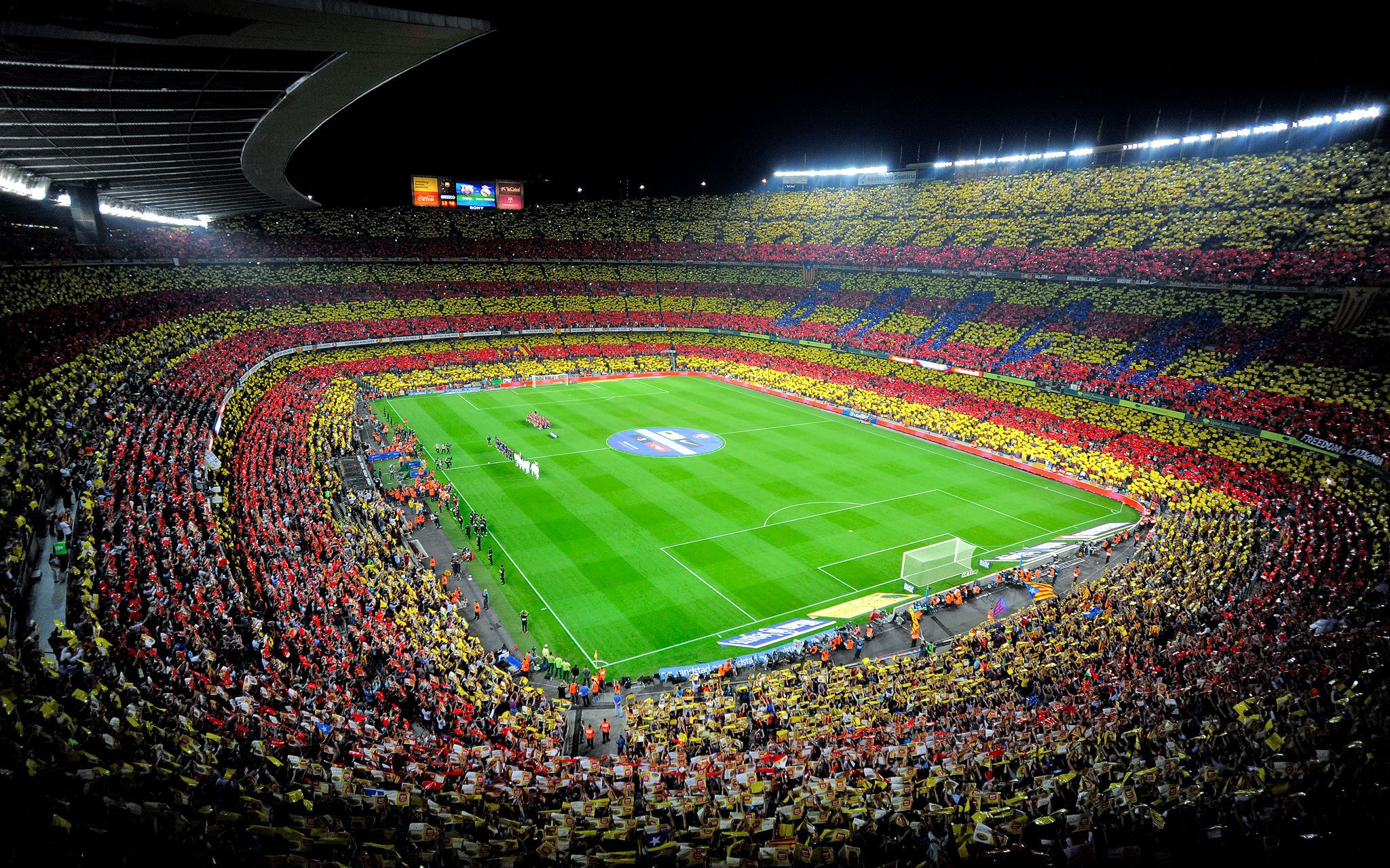 spain, Camp, Nou, Fc, Barcelona, Soccer, Stadium, Crowd Wallpaper
