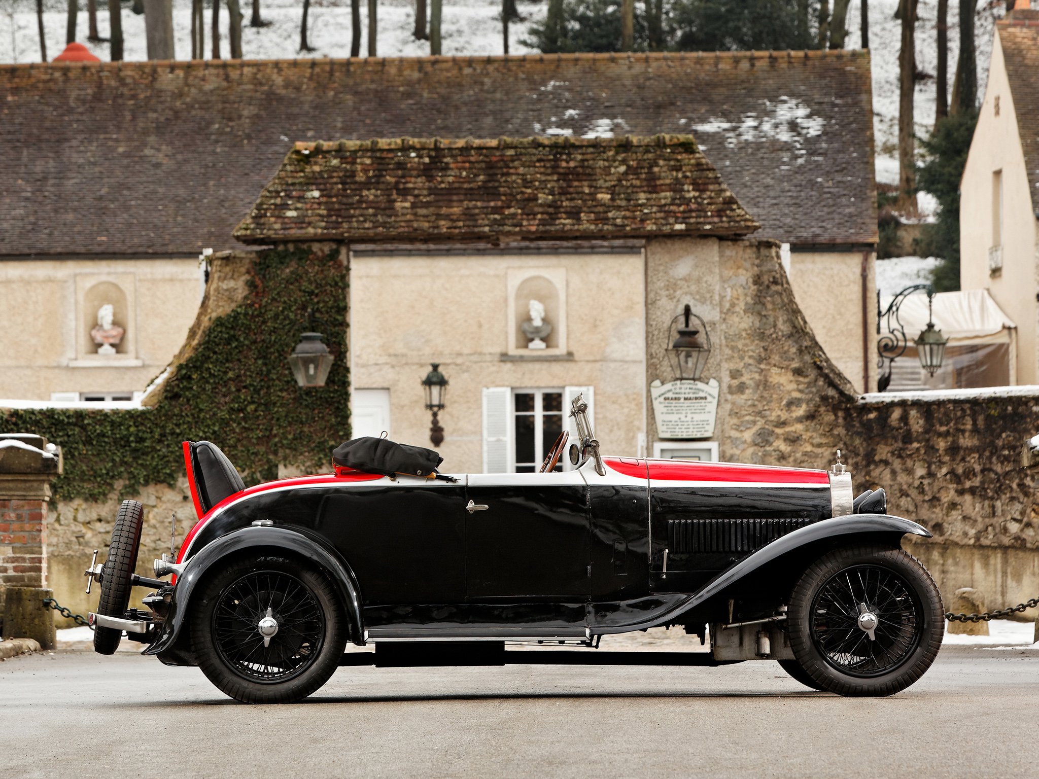 1929, Bugatti, Type 40, Roadster, Retro, Fs Wallpaper