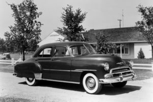 1951, Chevrolet, Deluxe, Styleline, 4 door, Sedan,  2103 1069 , Retro