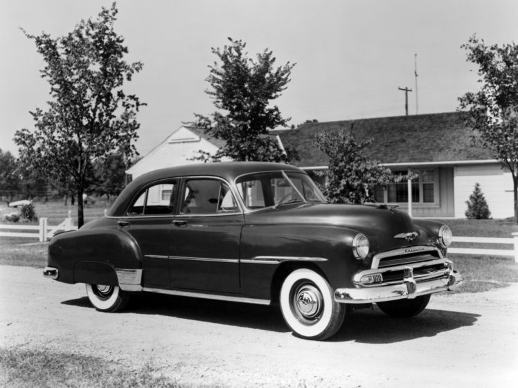1951, Chevrolet, Deluxe, Styleline, 4 door, Sedan,  2103 1069 , Retro HD Wallpaper Desktop Background