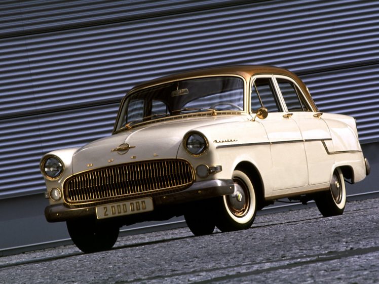 1956, Opel, Kapitan, Retro HD Wallpaper Desktop Background