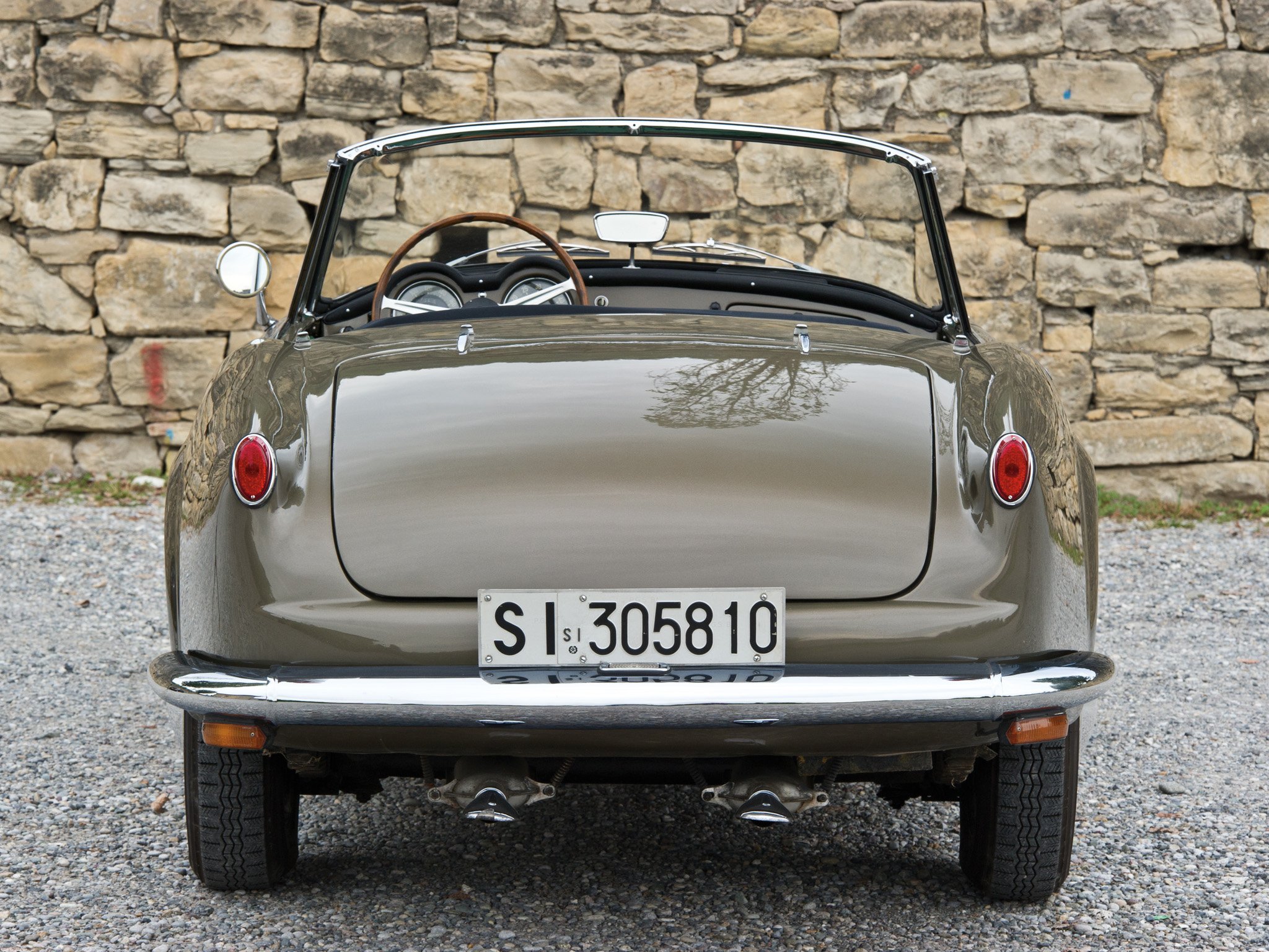 1956 58, Lancia, Aurelia, G t, Convertible,  b24 , Retro Wallpaper