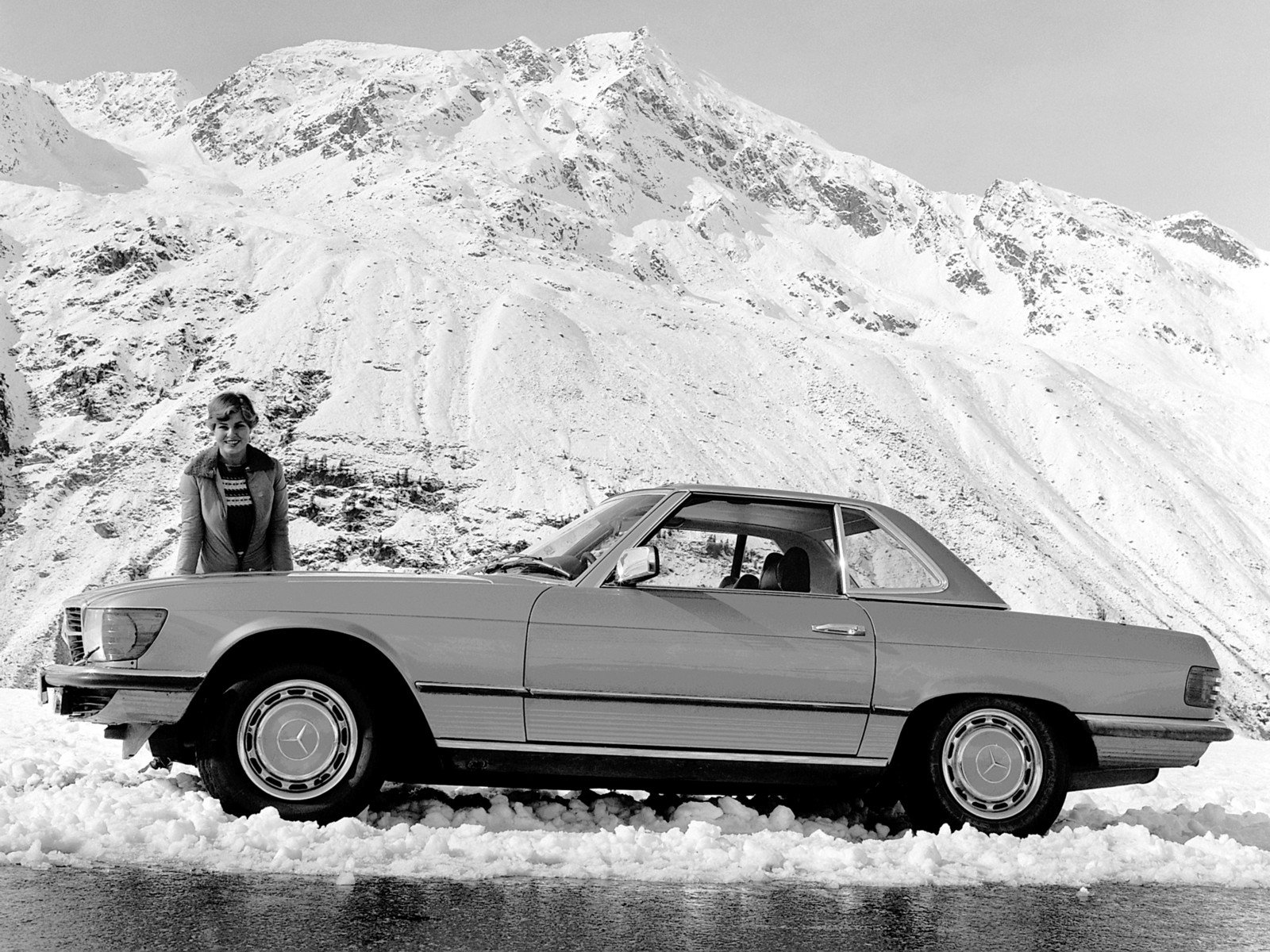 1971 89, Mercedes, Benz, Sl klasse,  r107 Wallpaper