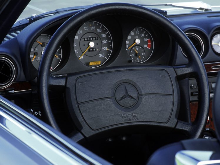 1971 89, Mercedes, Benz, Sl klasse,  r107 , Interior HD Wallpaper Desktop Background