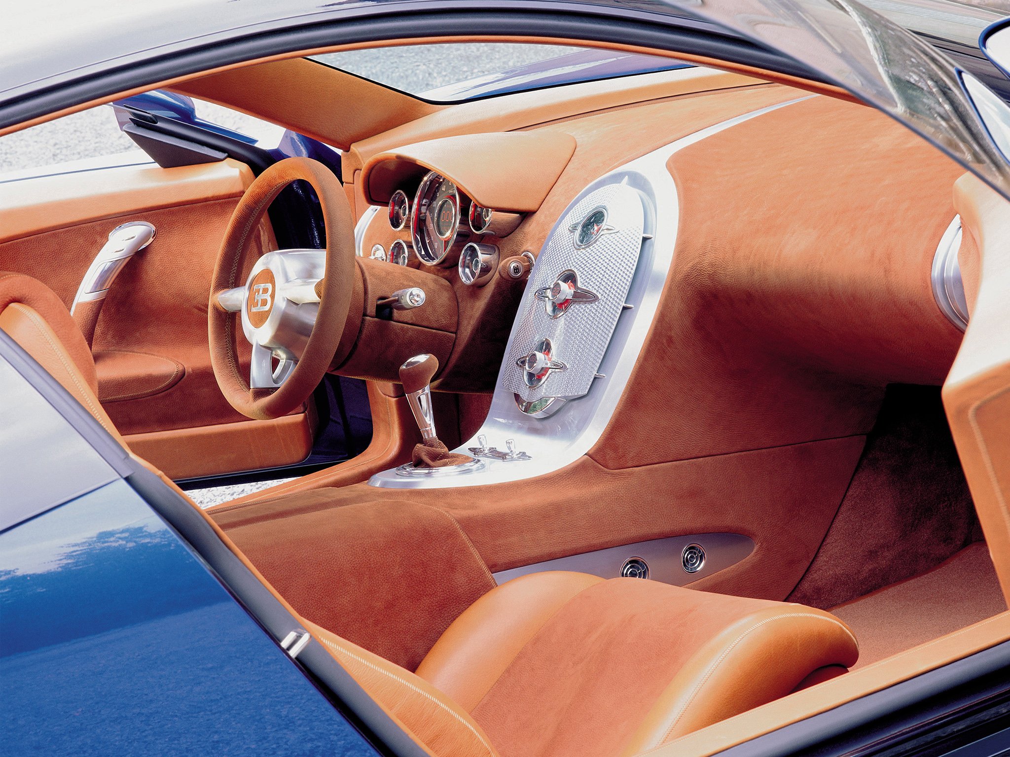 1999, Bugatti, E b, 18 4, Veyron, Concept, Supercar, Interior Wallpaper
