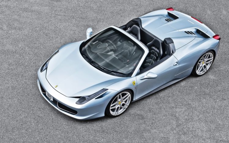 2013, A kahn design, Ferrari, 458, Spider, Blue, Supercar HD Wallpaper Desktop Background