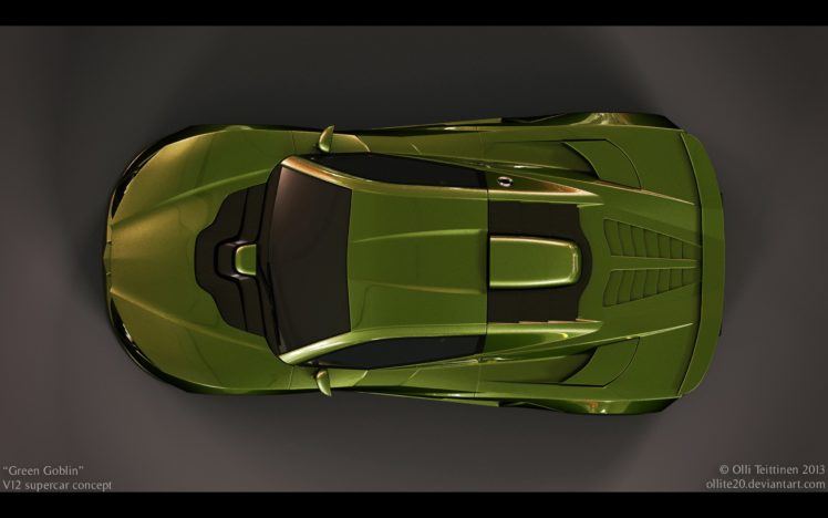 2013, V12, Goblin, Concept, Olli teittinen, Supercar, Da HD Wallpaper Desktop Background