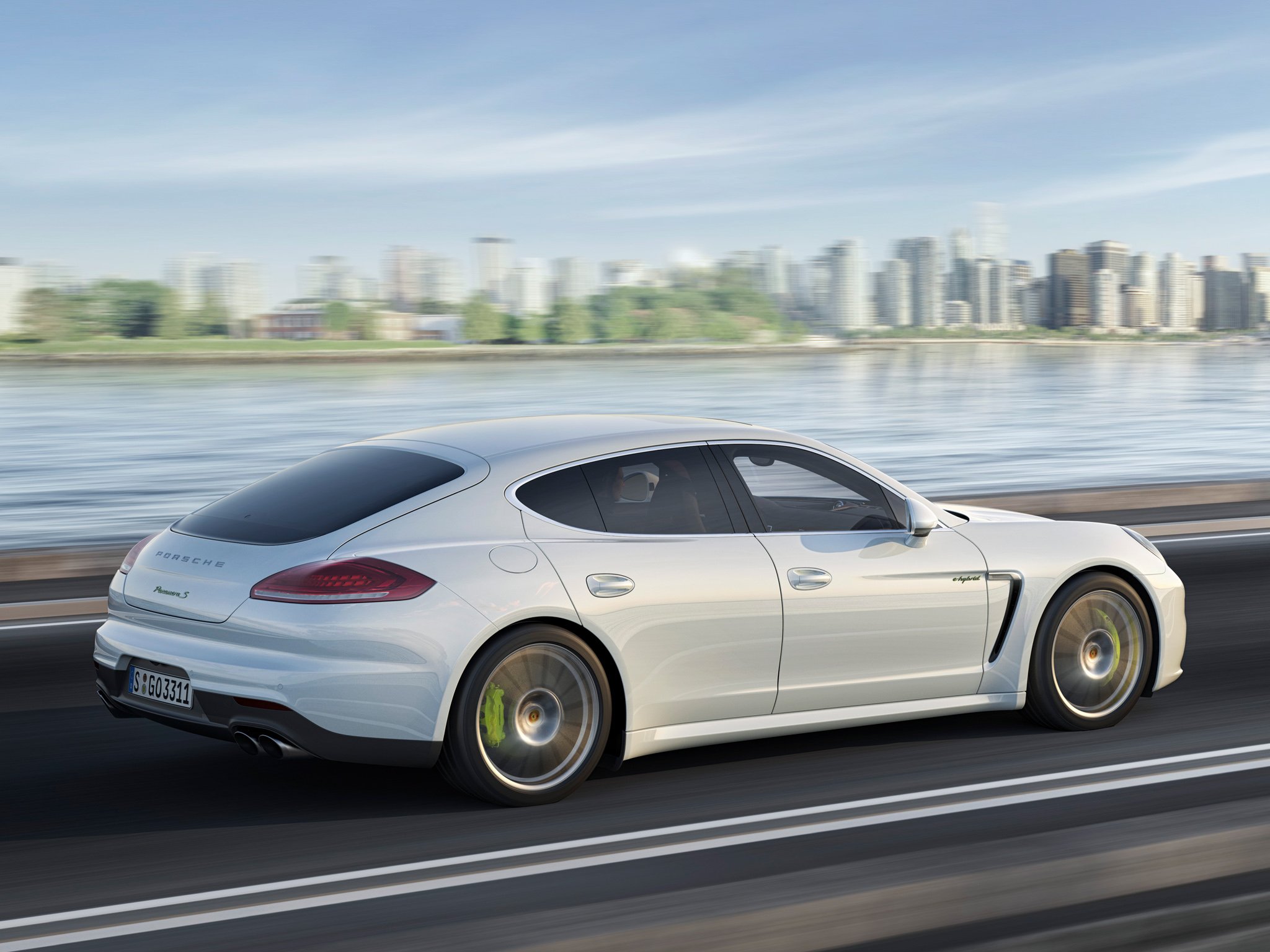 2014, Porsche, Panamera, S, E hybrid,  970 , Ff Wallpaper