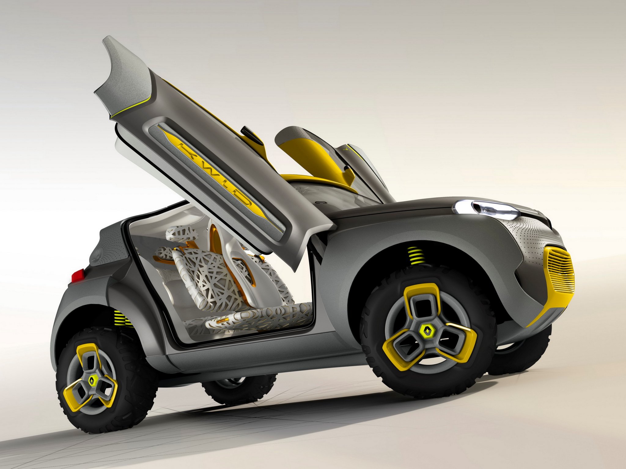 2014, Renault, Kwid, Concept, Interior Wallpaper