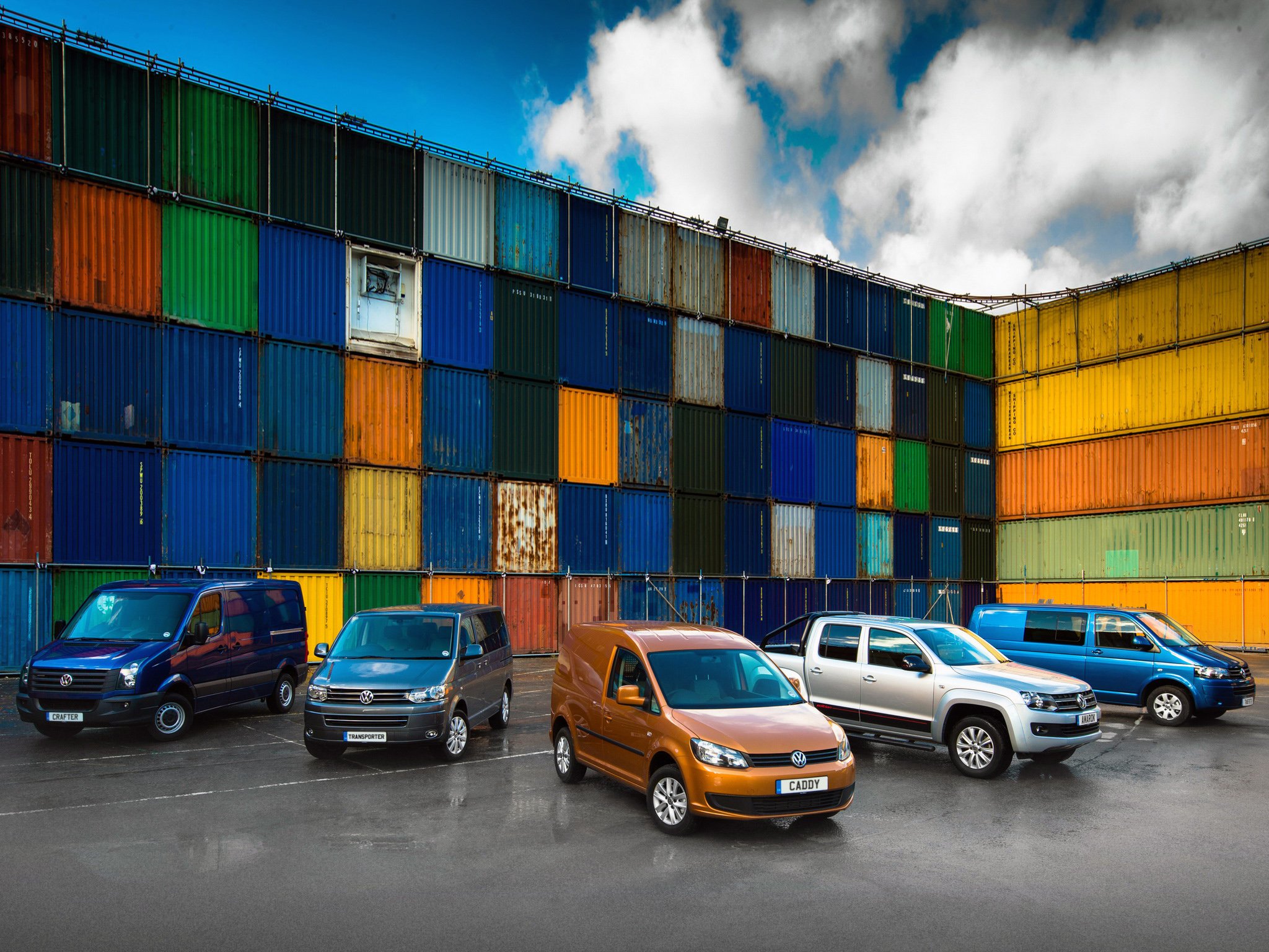2014, Volkswagen, Pickup, Van Wallpaper
