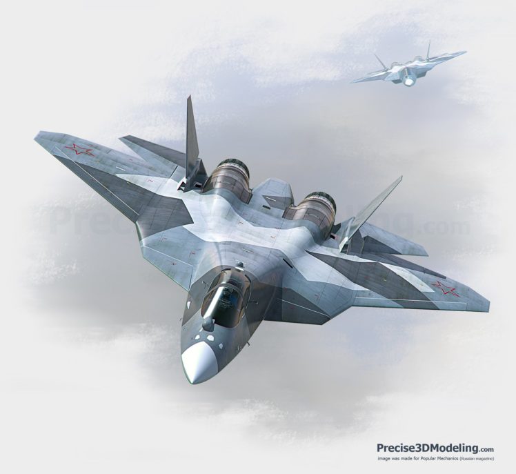 sukhoi, T 50, Fighter, Jet, Military, Airplane, Plane, Stealth, Pak, F a, Russian,  38 HD Wallpaper Desktop Background