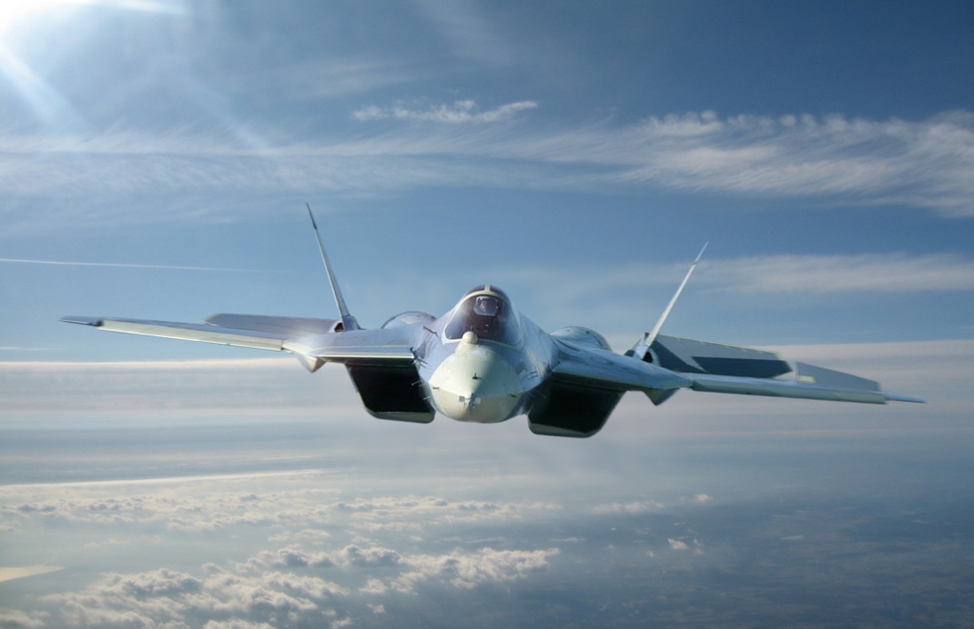 sukhoi, T 50, Fighter, Jet, Military, Airplane, Plane, Stealth, Pak, F a, Russian,  39 Wallpaper