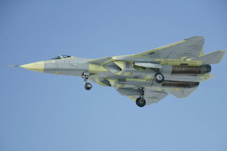 sukhoi, T 50, Fighter, Jet, Military, Airplane, Plane, Stealth, Pak, F ...
