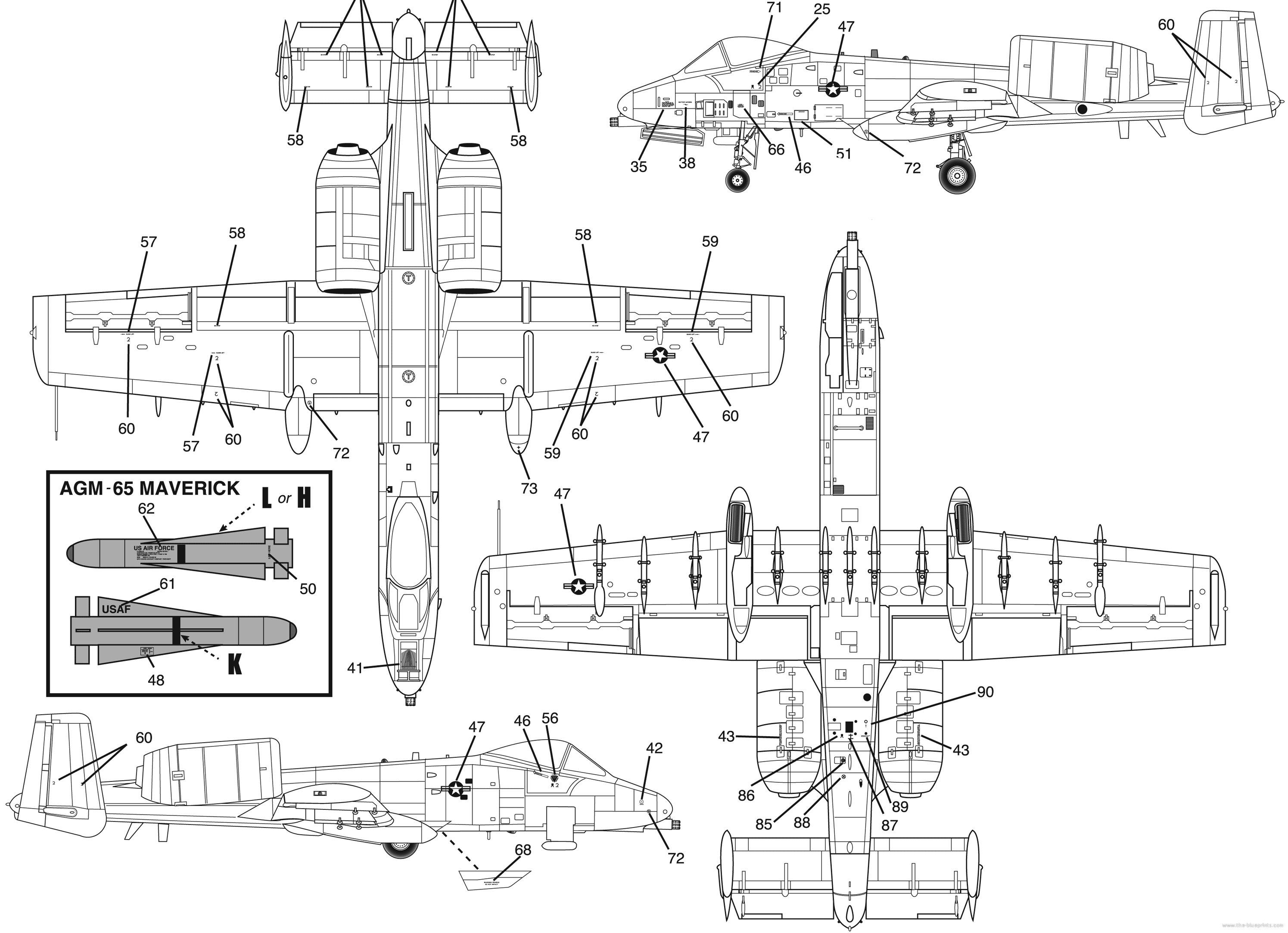 a 10, Bomber, Jet, Fighter, Bomb, Military, Airplane, Plane, Thunderbolt, Warthog,  1 Wallpaper