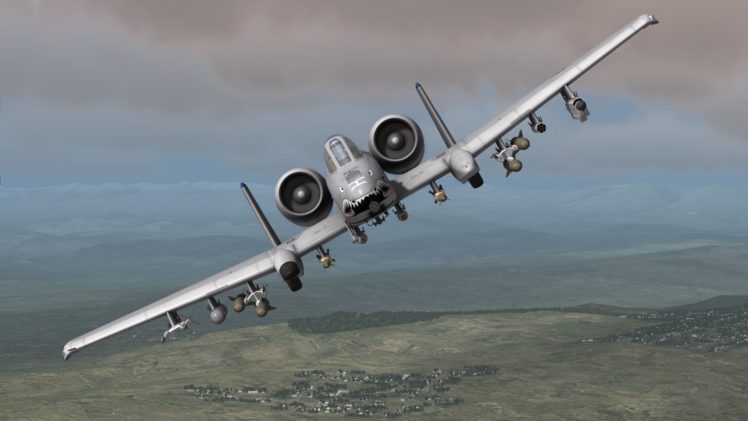 a 10, Bomber, Jet, Fighter, Bomb, Military, Airplane, Plane, Thunderbolt, Warthog,  15 HD Wallpaper Desktop Background