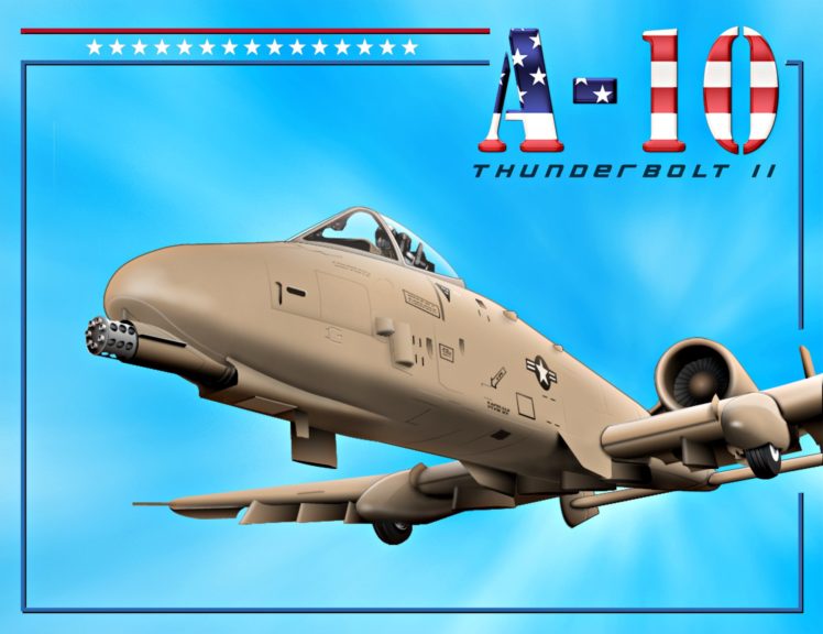 a 10, Bomber, Jet, Fighter, Bomb, Military, Airplane, Plane, Thunderbolt, Warthog,  29 HD Wallpaper Desktop Background