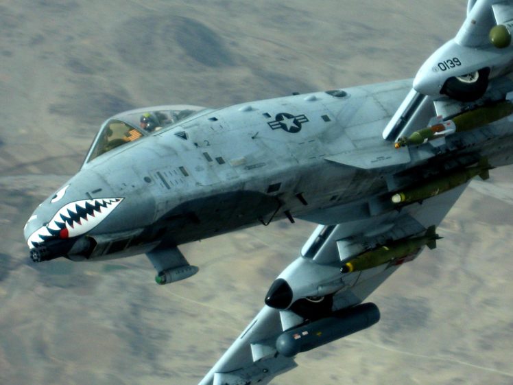 a 10, Bomber, Jet, Fighter, Bomb, Military, Airplane, Plane, Thunderbolt, Warthog,  64 HD Wallpaper Desktop Background