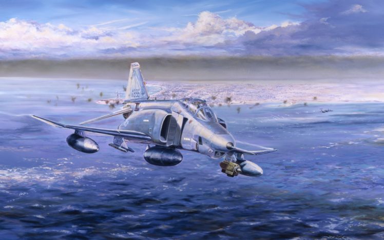 f 4, Fighter, Jet, Bomber, Phantom, Airplane, Plane, Military,  75 HD Wallpaper Desktop Background