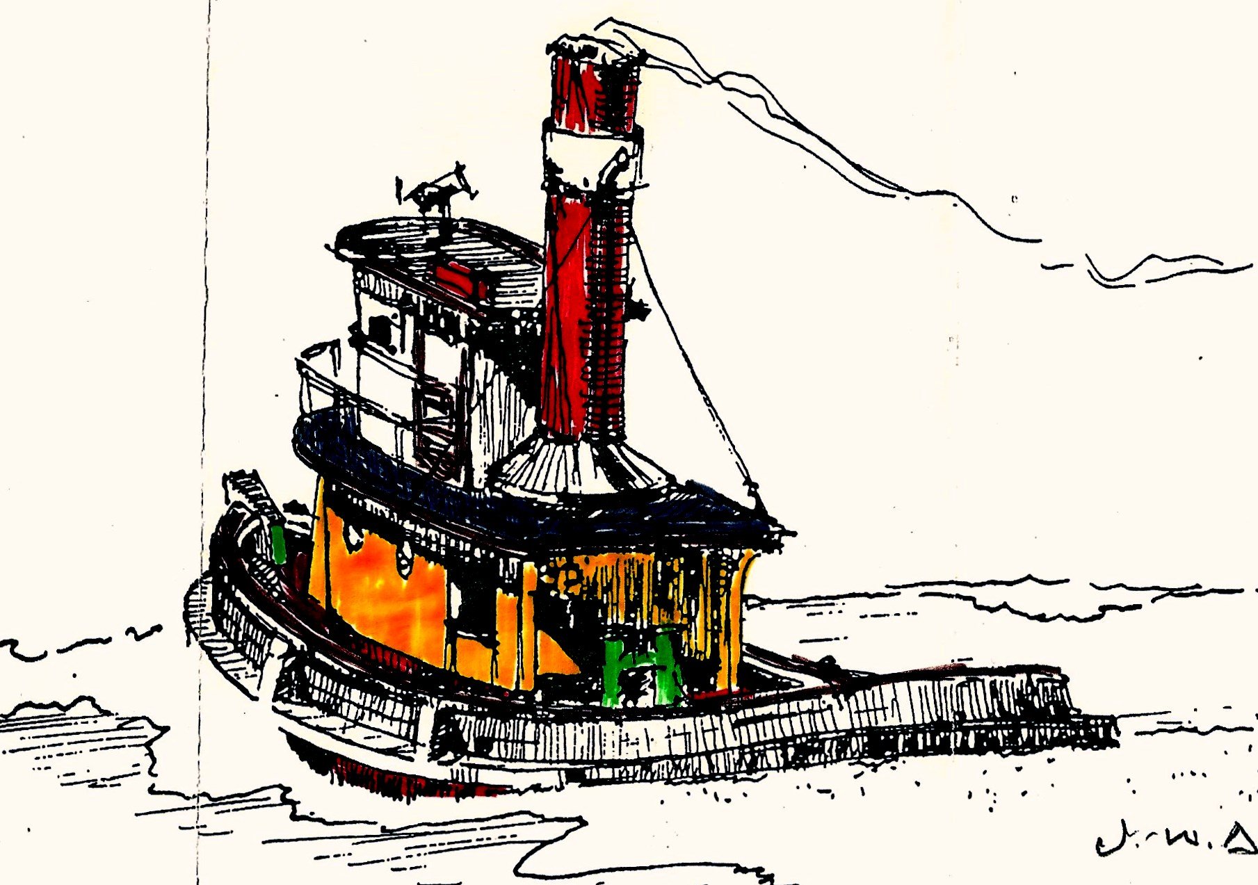 tugboat, Ship, Boat, Tug, Marine,  20 Wallpaper