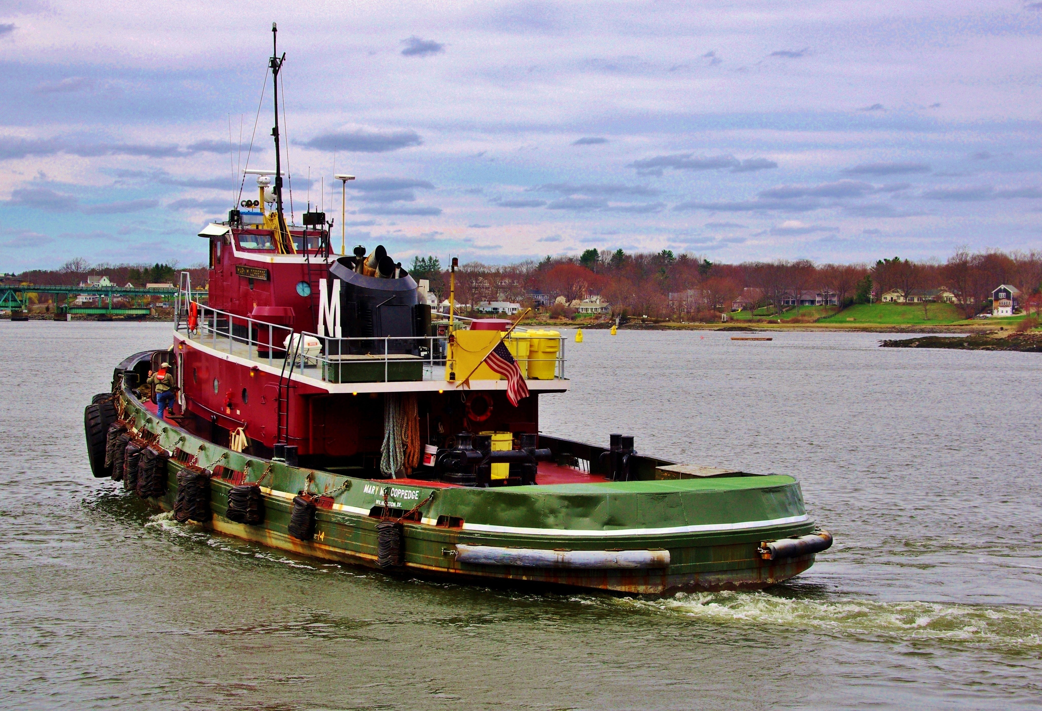 tugboat, Ship, Boat, Tug, Marine,  54 Wallpaper