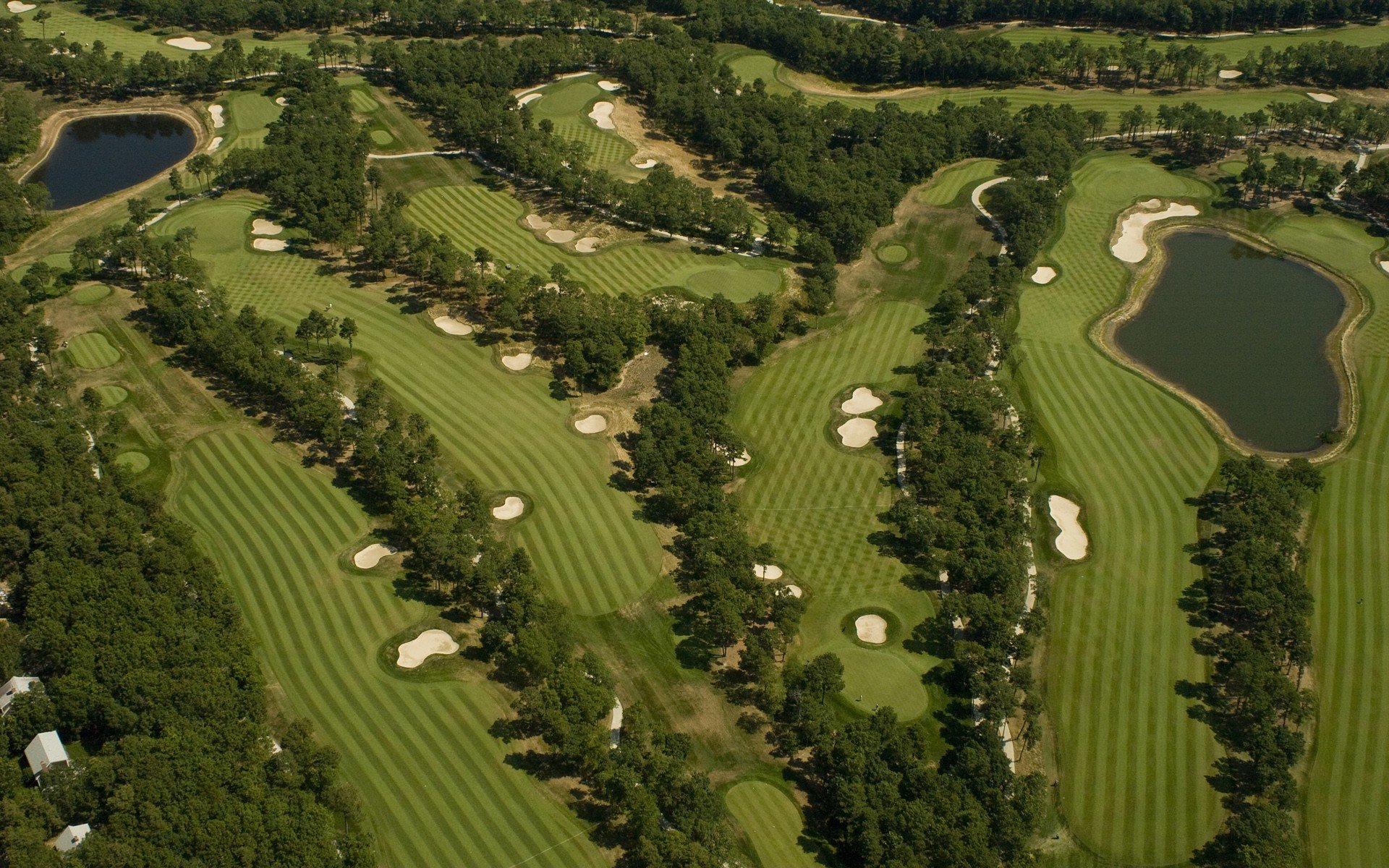 landscapes, Golf, Course Wallpaper