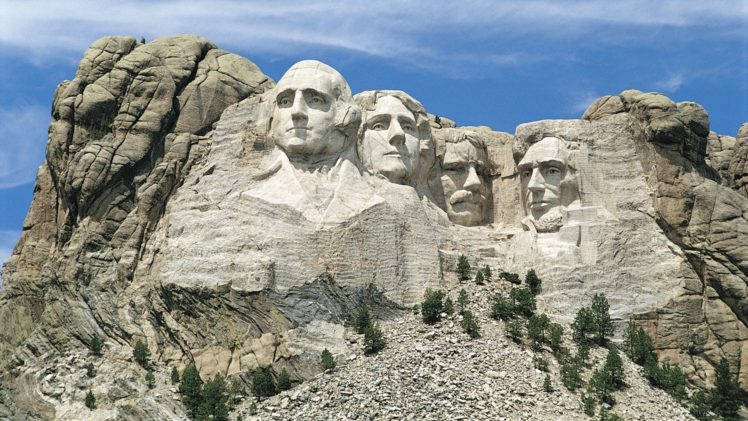 landscapes, Nature, Abraham, Lincoln, Mount, Rushmore, Presidents, Of, The, United, States, George, Washington, Theodore, Roosevelt, Thomas, Jefferson HD Wallpaper Desktop Background