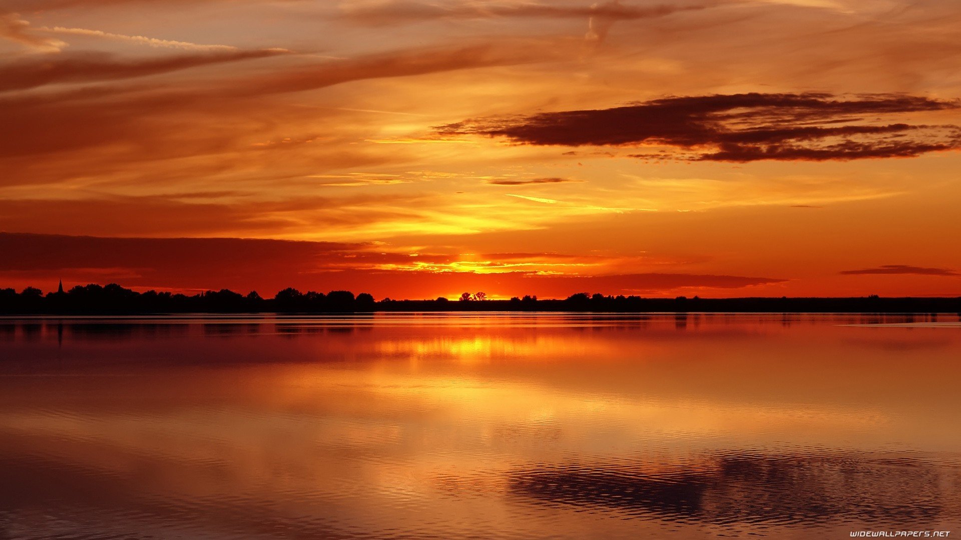 sunset, Nature Wallpaper
