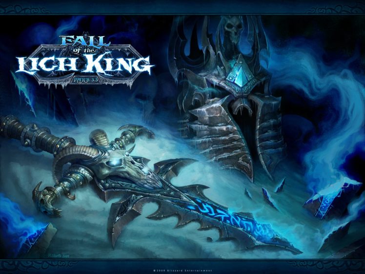 world, Of, Warcraft, Lich, King, Frostmourne HD Wallpaper Desktop Background
