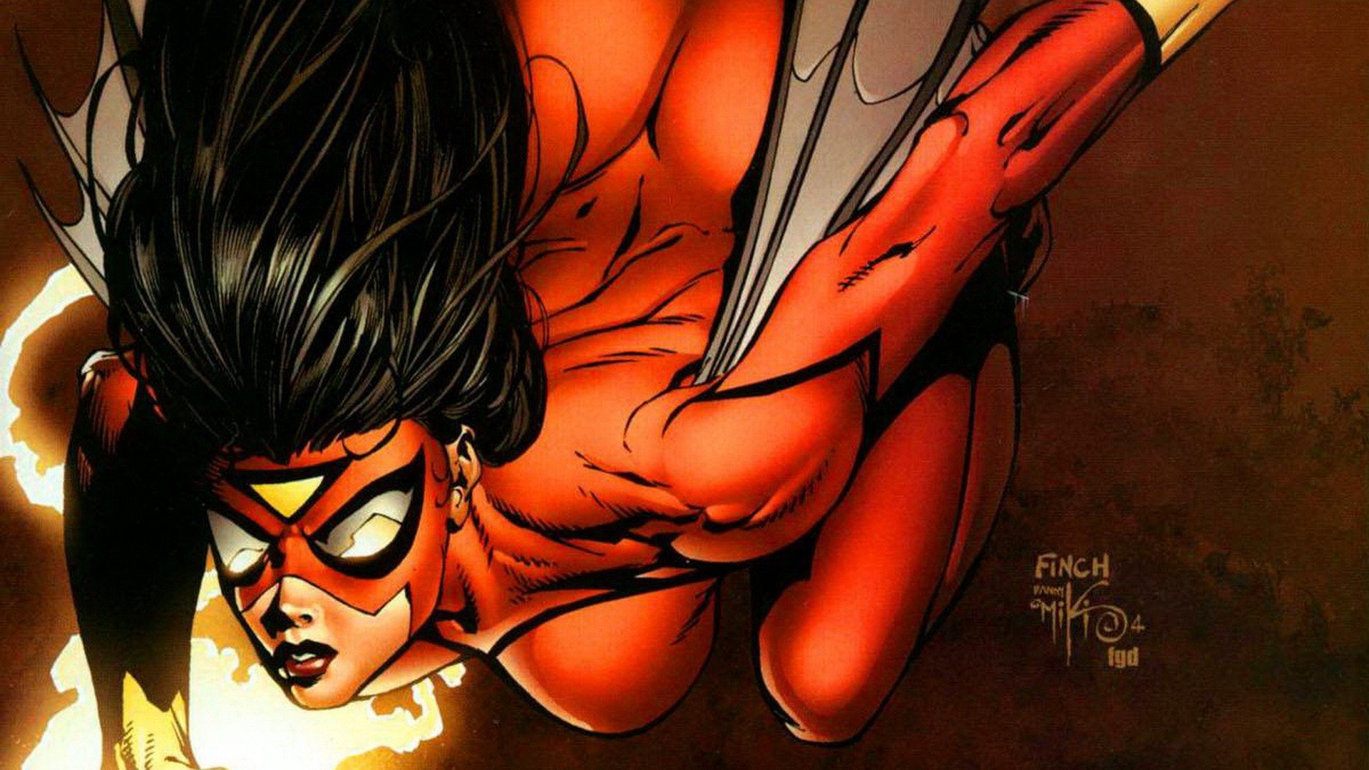 women, Red, Comics, Marvel, Comics, New, Avengers, Comics, Girls, Spider woman Wallpaper