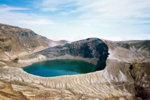 mountains, Landscapes, Crater, Lakes, Skyscapes