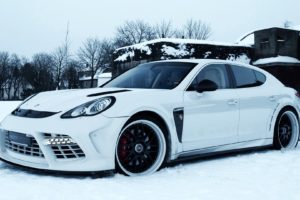 snow, Porsche, Cars, Tuning, Porsche, Panamera, White, Cars
