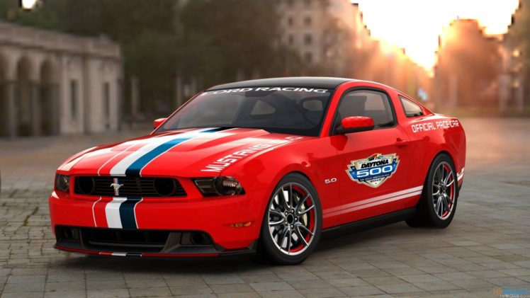 ford, Ford, Mustang, Daytona, Pace, Car HD Wallpaper Desktop Background