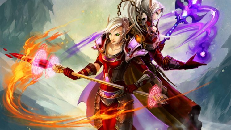 video, Games, Multicolor, World, Of, Warcraft, Fantasy, Art HD Wallpaper Desktop Background